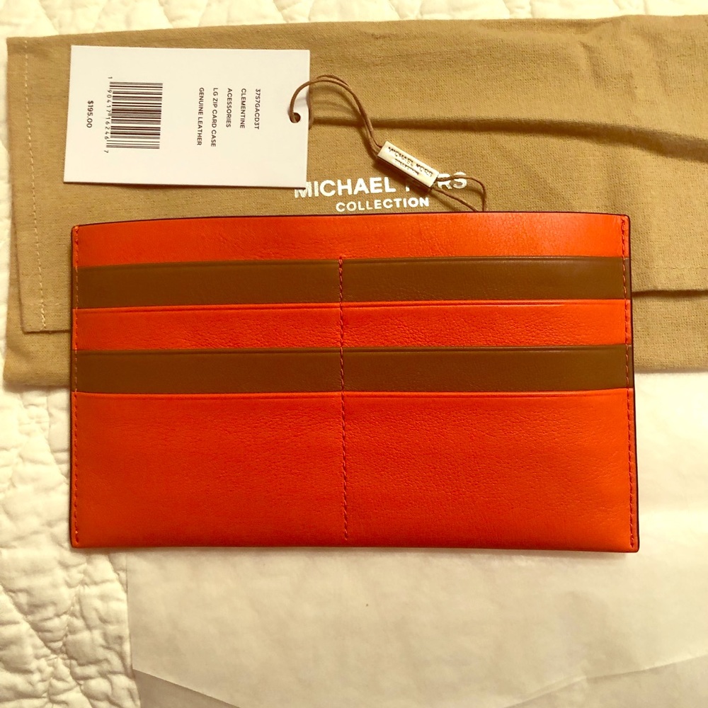 NWT Michael Kors Collect’n Lg Zip Card Case/Wallet